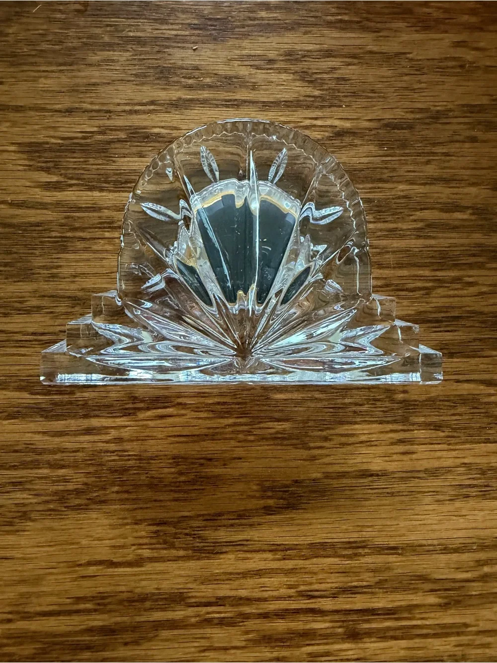 Royal Limited Crystal Desk Clock 24% Full Lead Crystal